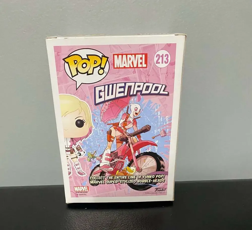Funko Pop! Marvel Unmasked Gwenpool #213 Walgreens Exclusive - Picture 2 of 6